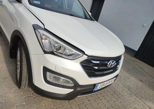 Hyundai Santa Fe cena 52500 przebieg: 109000, rok produkcji 2013 z Lublin małe 436